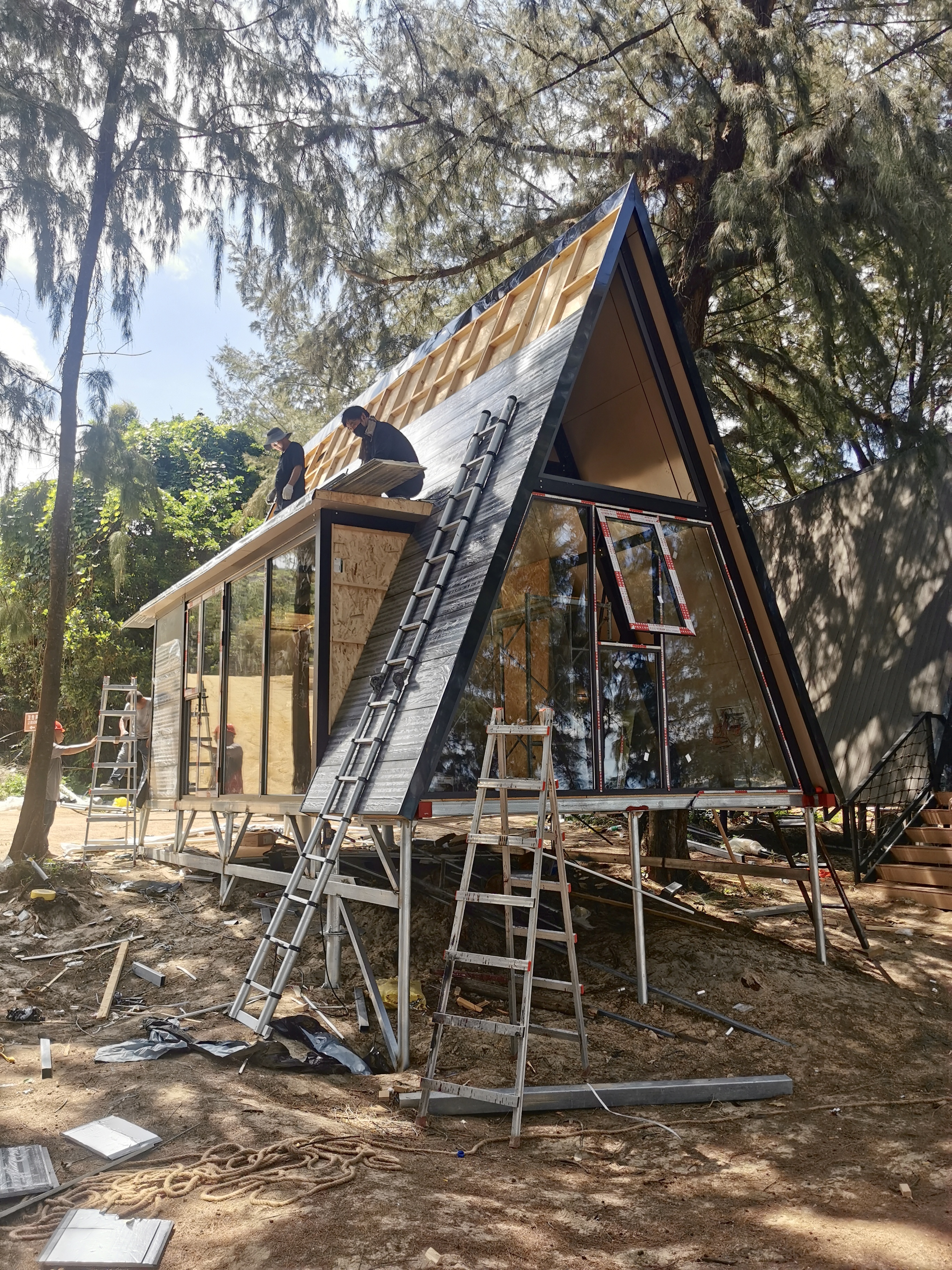 Ferienhaus im Freien